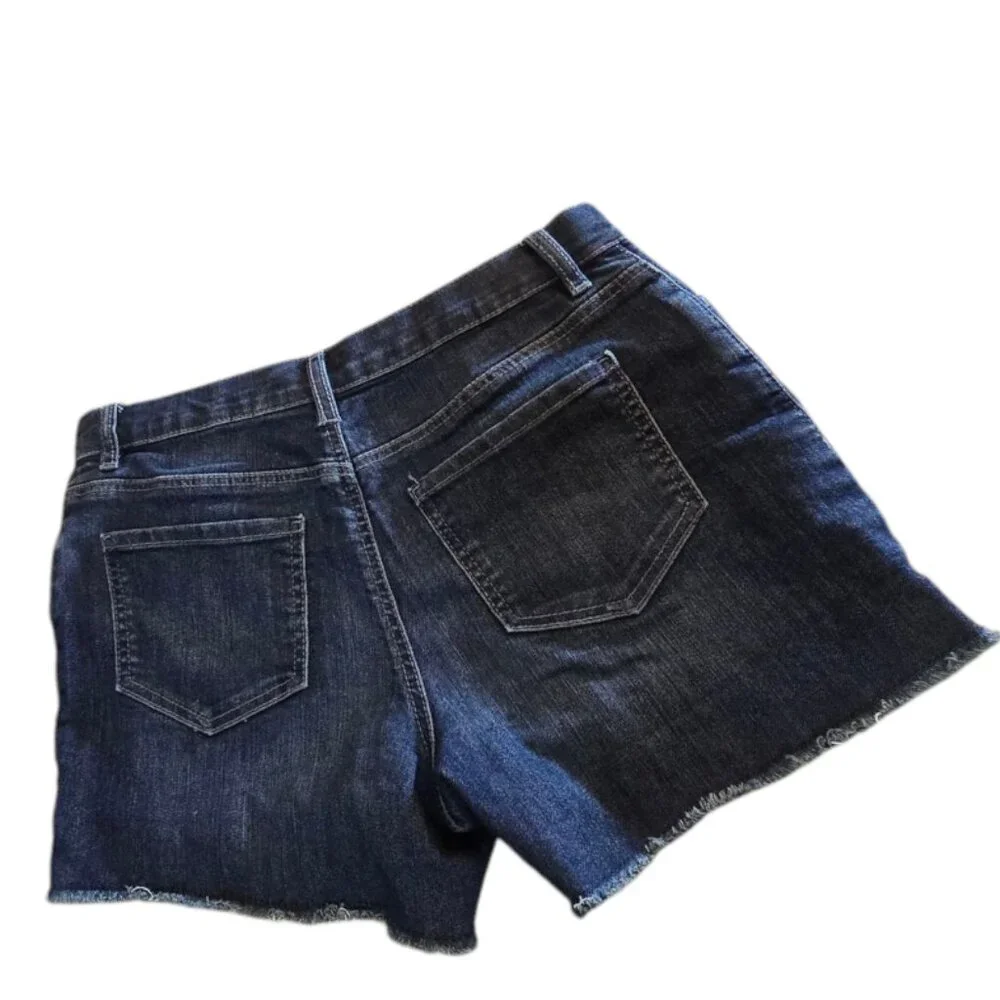 2 Pair Girl's OSHKOSH B'GOSH Denim Shorts sz 12